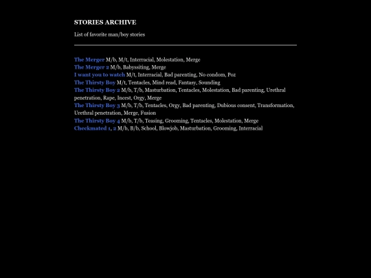 Stories Archive screenshot