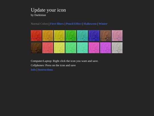 Update your icon screenshot