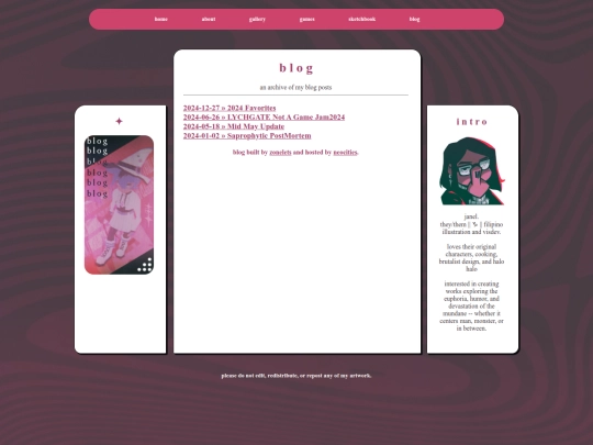 blog screenshot