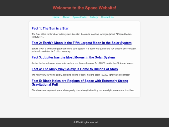 spacefacts screenshot