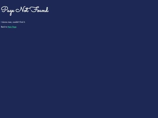 not_found screenshot