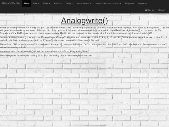 ARDUINO/AnalogWrite screenshot