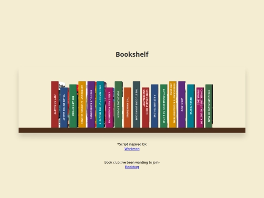 bookshelf screenshot