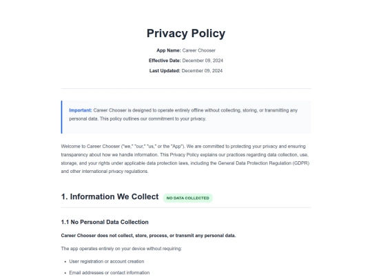 Do_Not_Delete_Play_Apps_Policy/career_choooser_policy screenshot