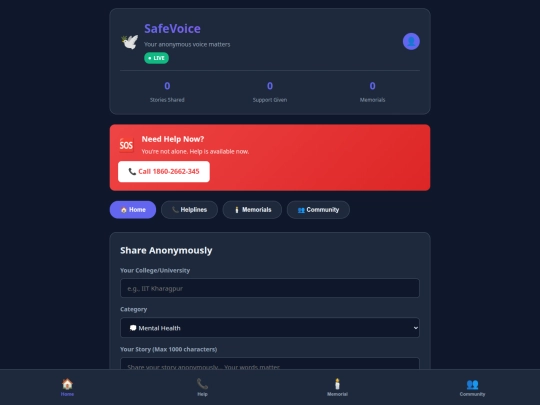 index screenshot
