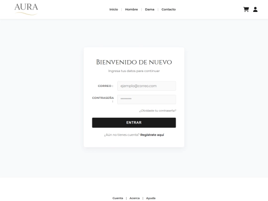 login screenshot
