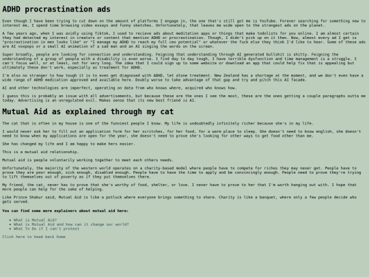 shortessays screenshot