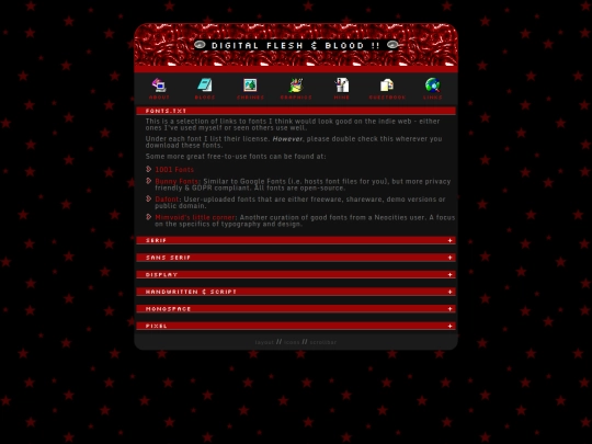 graphics/fonts screenshot