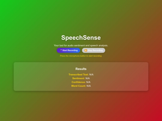 speech_sense/templates screenshot