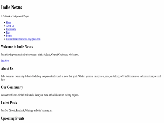 index screenshot
