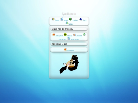 links screenshot