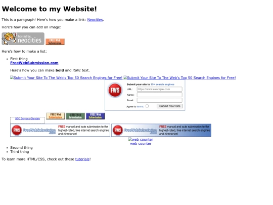 index screenshot