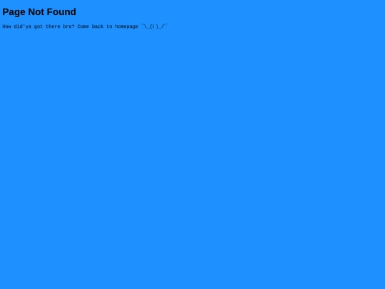 not_found screenshot
