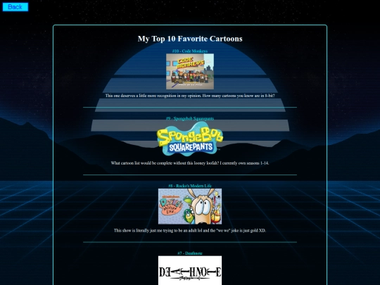 boards/cartoons/favcar screenshot
