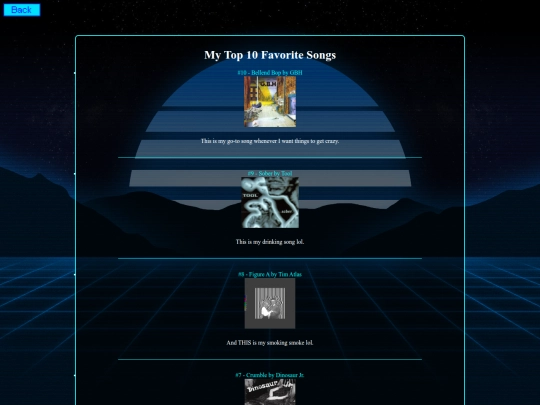 boards/music/favsongs screenshot