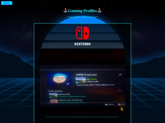 boards/video-games/profiles screenshot