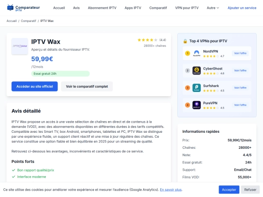 iptv-wax-review screenshot