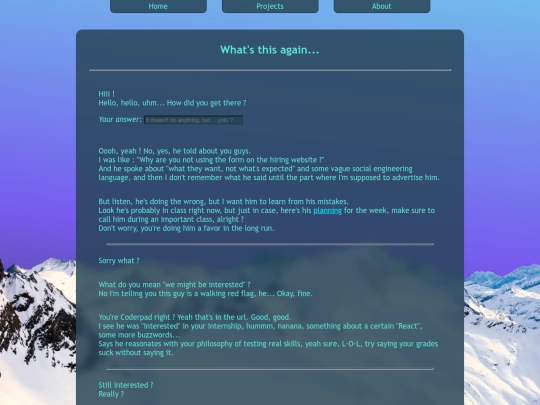 Coderpad screenshot