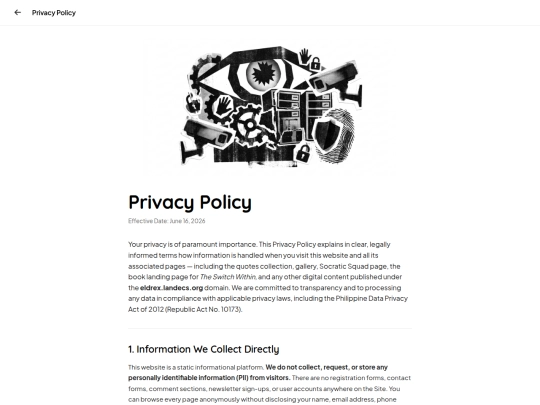 docs/privacy-policy screenshot