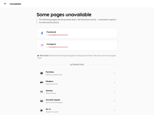 unavailable screenshot