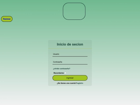 inicio de seccion screenshot