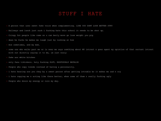 hate screenshot