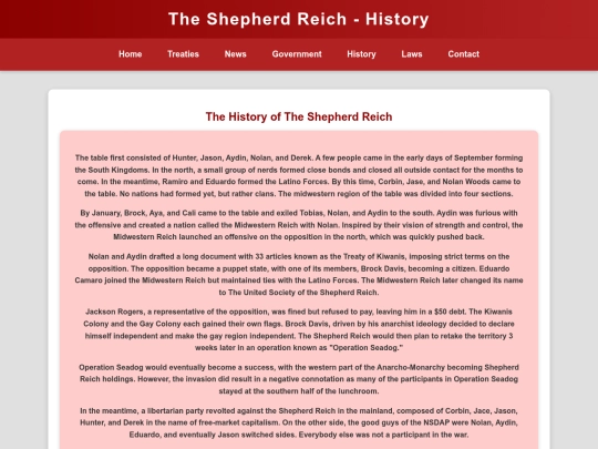 history screenshot