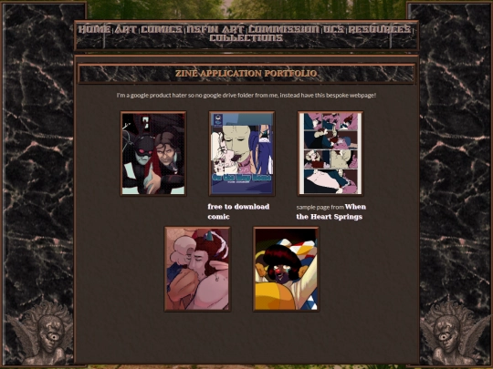 art/zine_folio screenshot