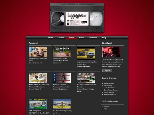 videos screenshot