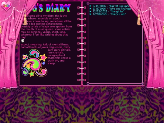diary screenshot