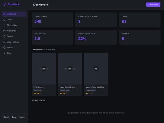 gamevault screenshot