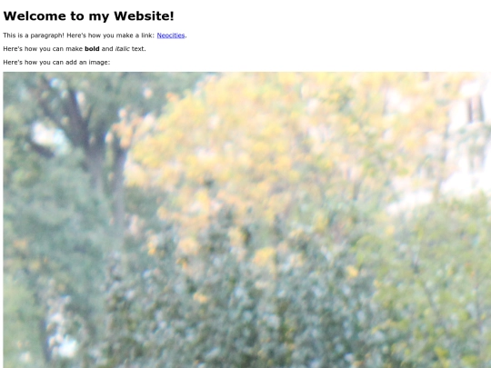 example screenshot