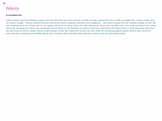 writing/felicity screenshot