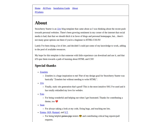 blog/info/about screenshot