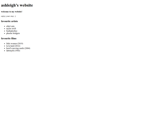 index screenshot