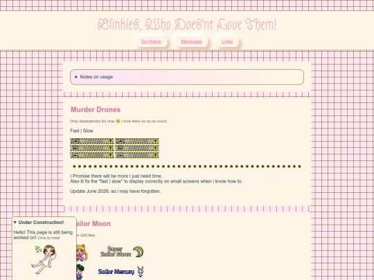 blinkieshowcase screenshot