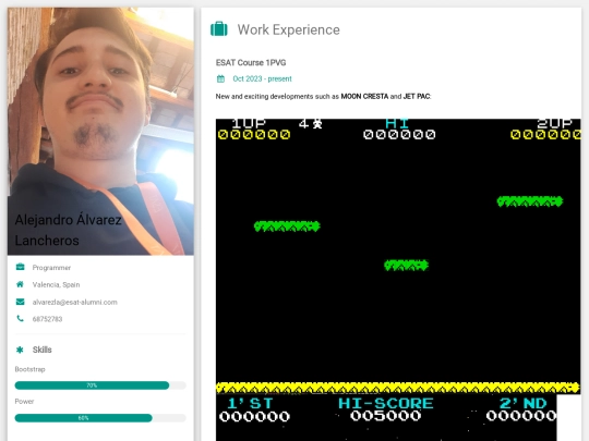 CV/cv screenshot