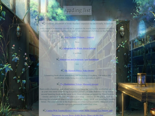 readinglist screenshot