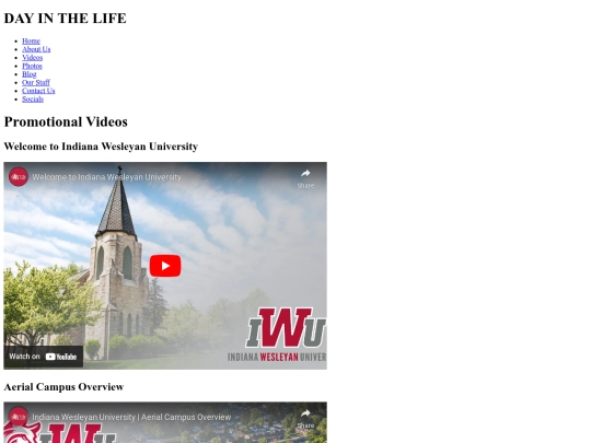 dayinthelife/videos screenshot