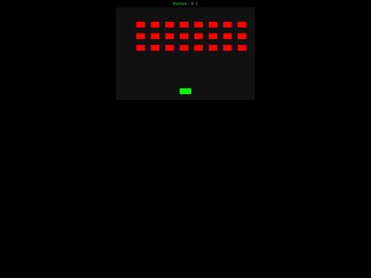 games/invaders screenshot
