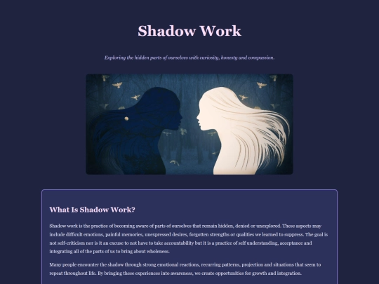 shadowwork screenshot