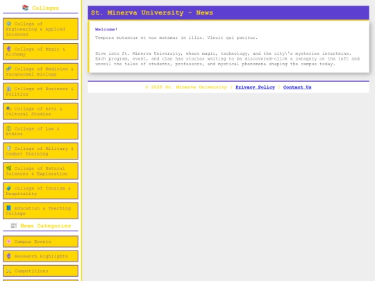 stminervauniversity screenshot