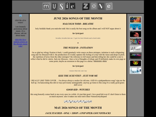 pages/music screenshot
