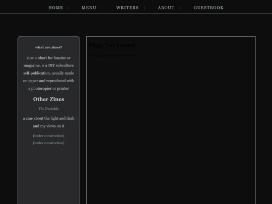 zines screenshot