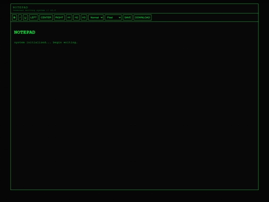 notepad screenshot