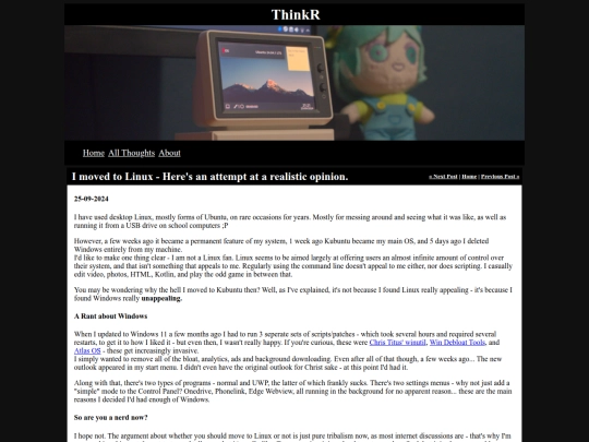 ThinkR/Posts/25-09-2024-I-moved-to-Linux screenshot