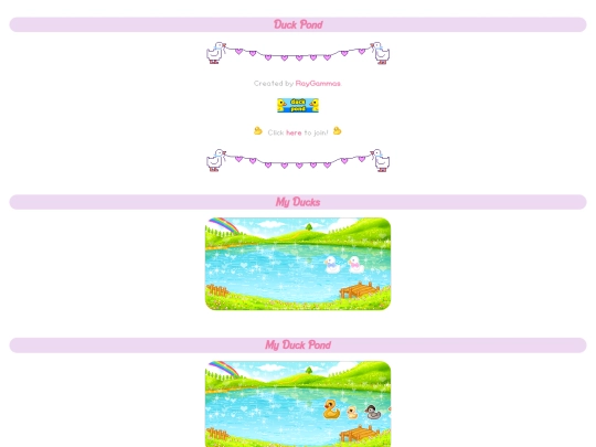 Pages/DuckPond screenshot