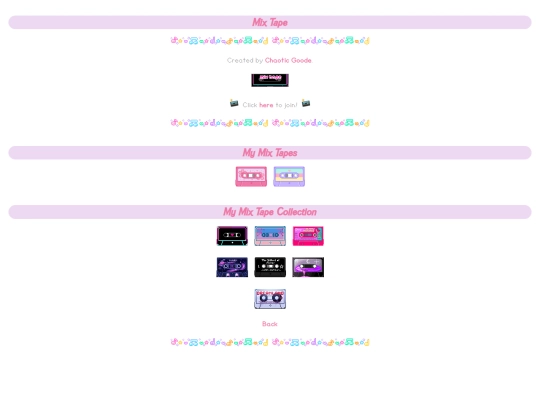 Pages/Mixtape screenshot