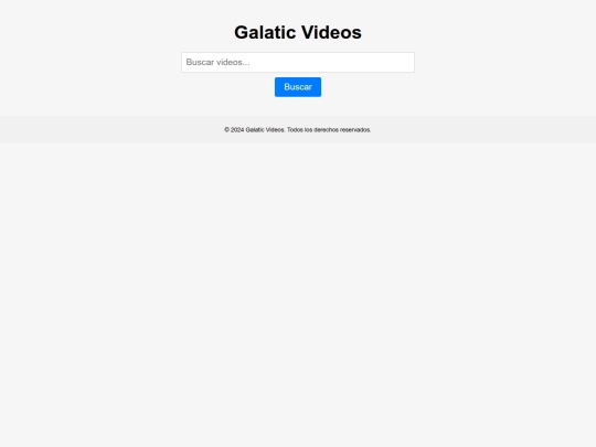 search/Galatic/videos screenshot