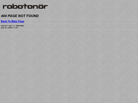not_found screenshot